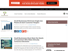 Tablet Screenshot of ecopreneurist.com